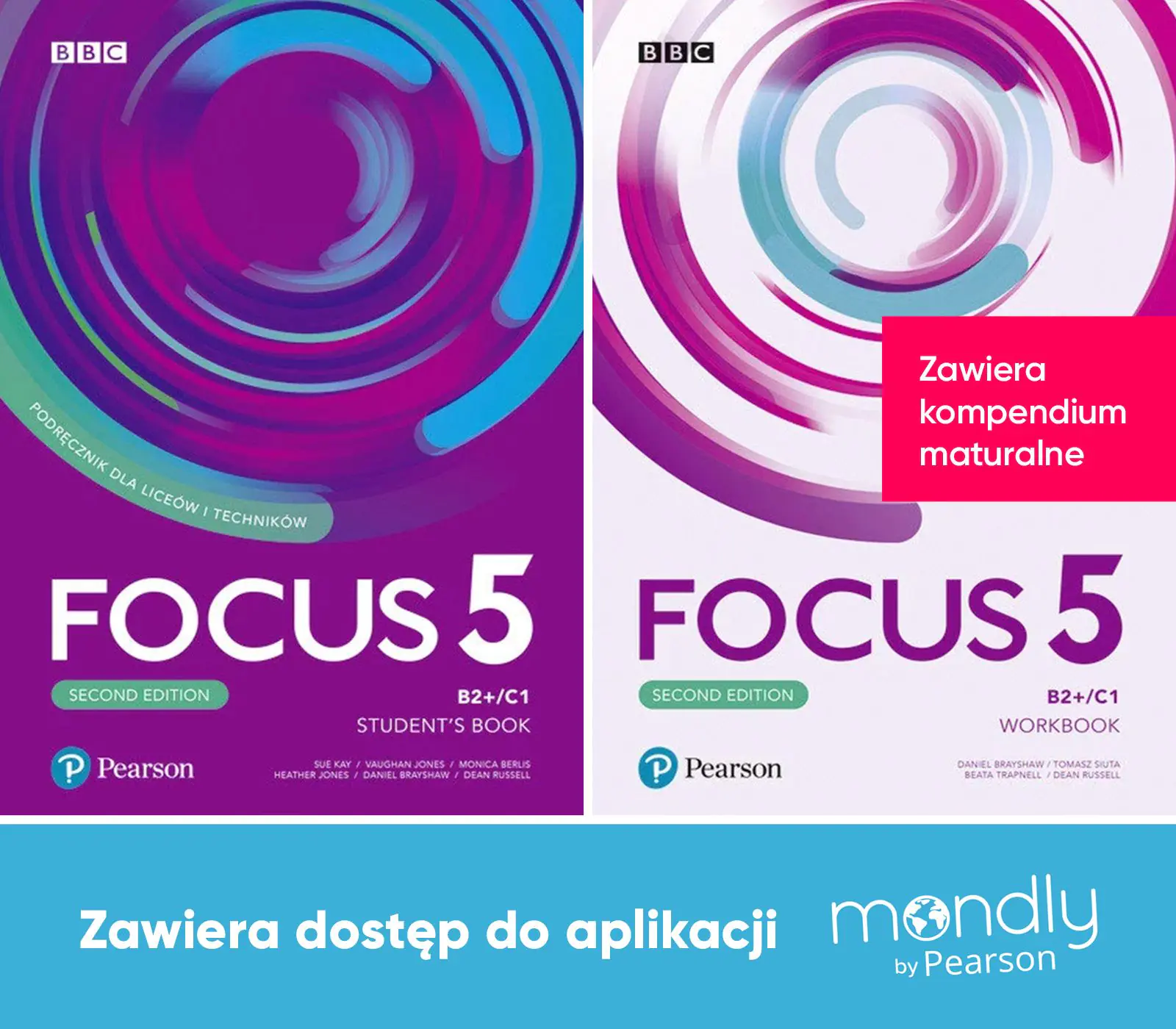 Książka - Focus Second Edition 5. Podręcznik + Zeszyt ćwiczeń + dostęp Mondly