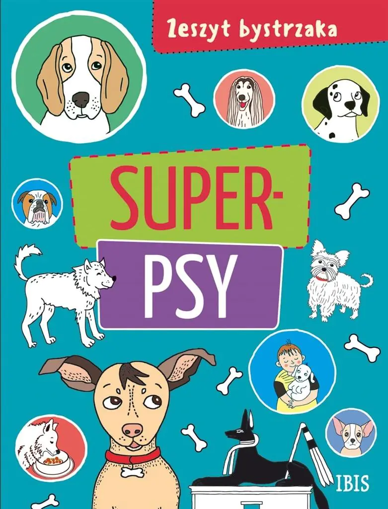 Książka - Super psy. Zeszyt bystrzaka