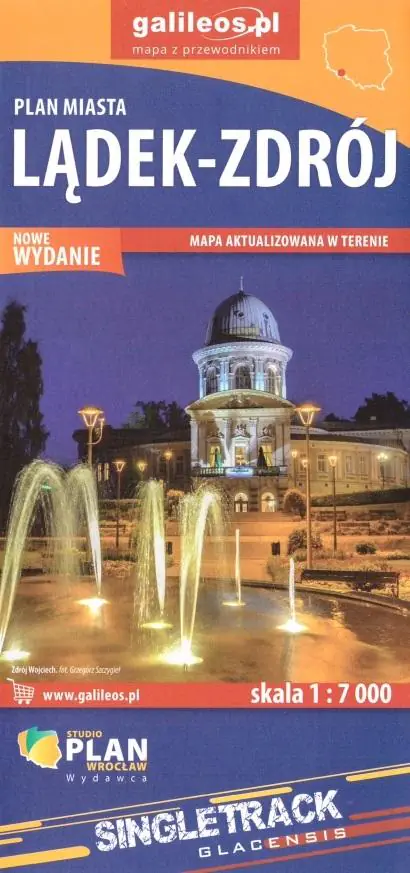 Książka - Lądek Zdrój - plan miasta 1:7000
