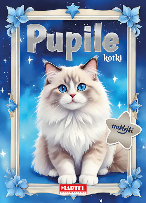 Książka - Pupile. Kotki z naklejkami