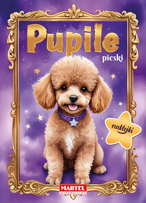 Książka - Pupile. Pieski z naklejkami