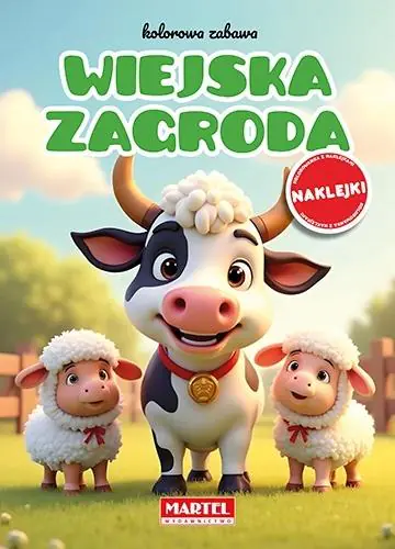 Książka - Wiejska zagroda. Kolorowa zabawa z naklejkami