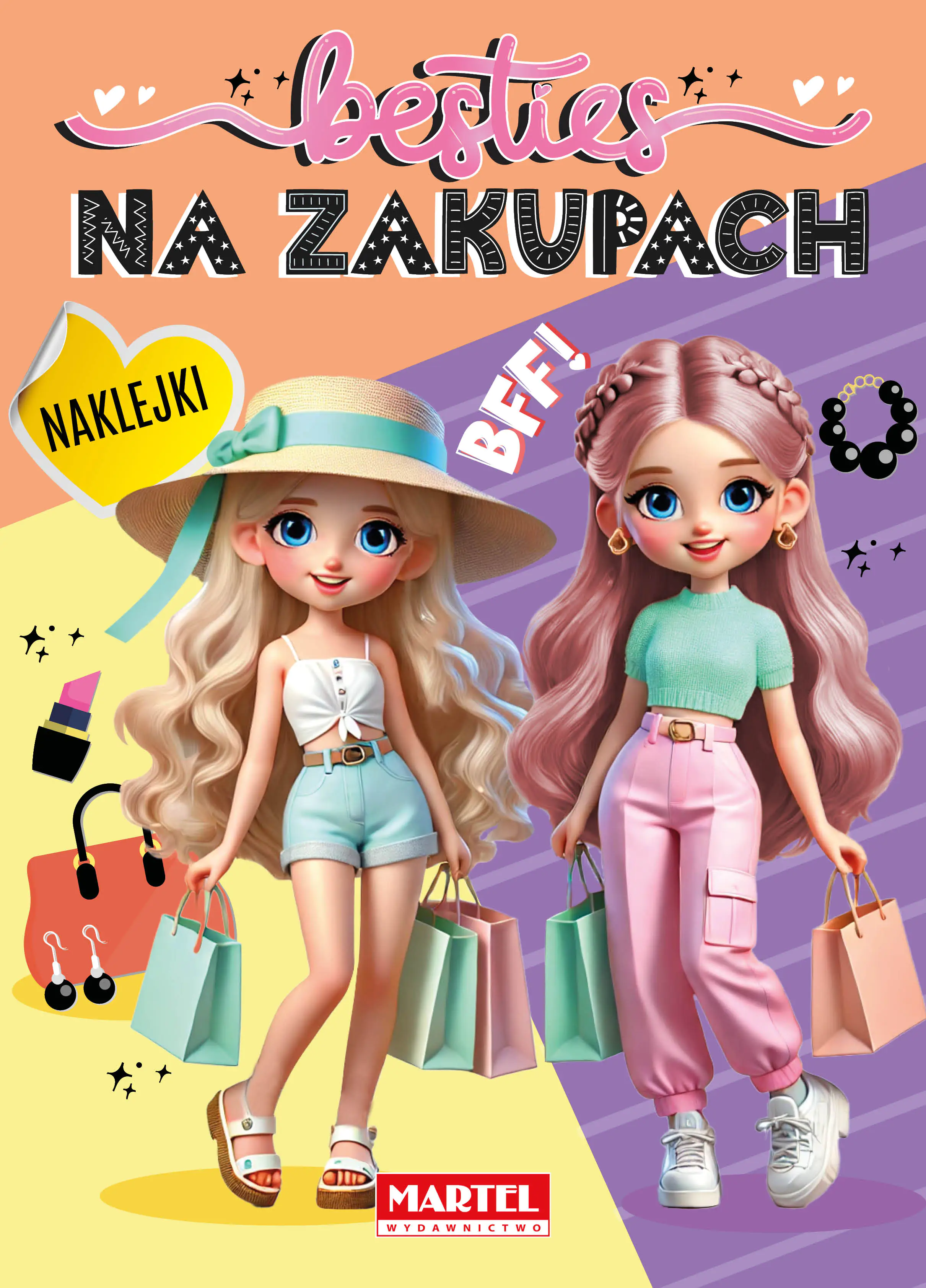 Książka - Besties. Na zakupach z naklejkami