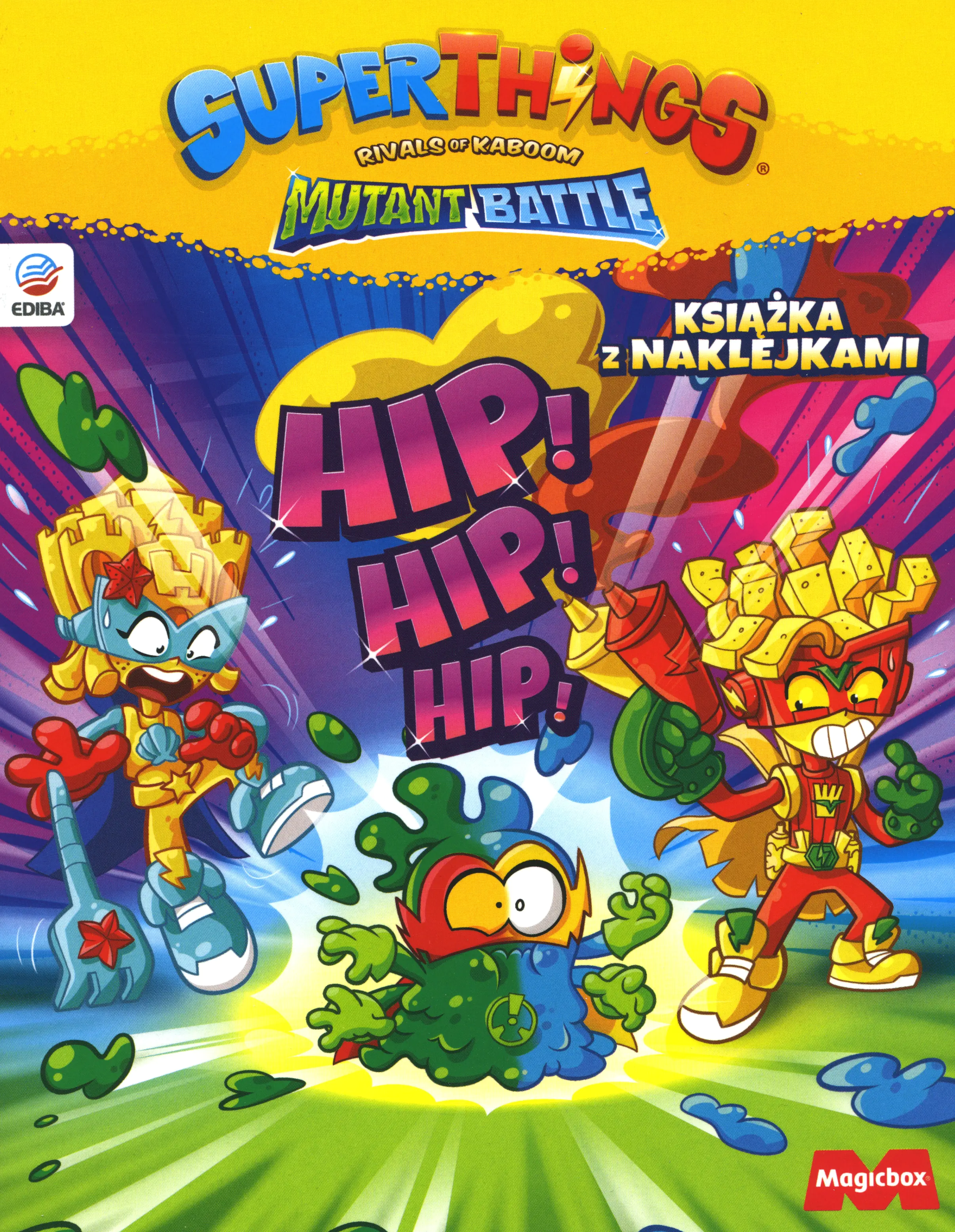 Książka - SuperThings Mutant Battle książka z naklejkami