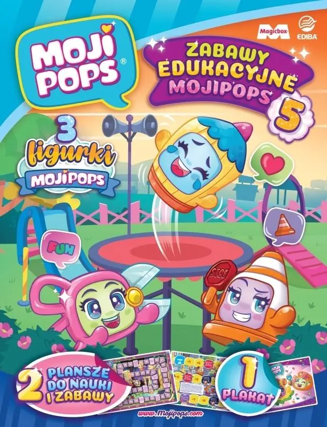 Książka - MojiPops. Zabawy edukacyjne 5