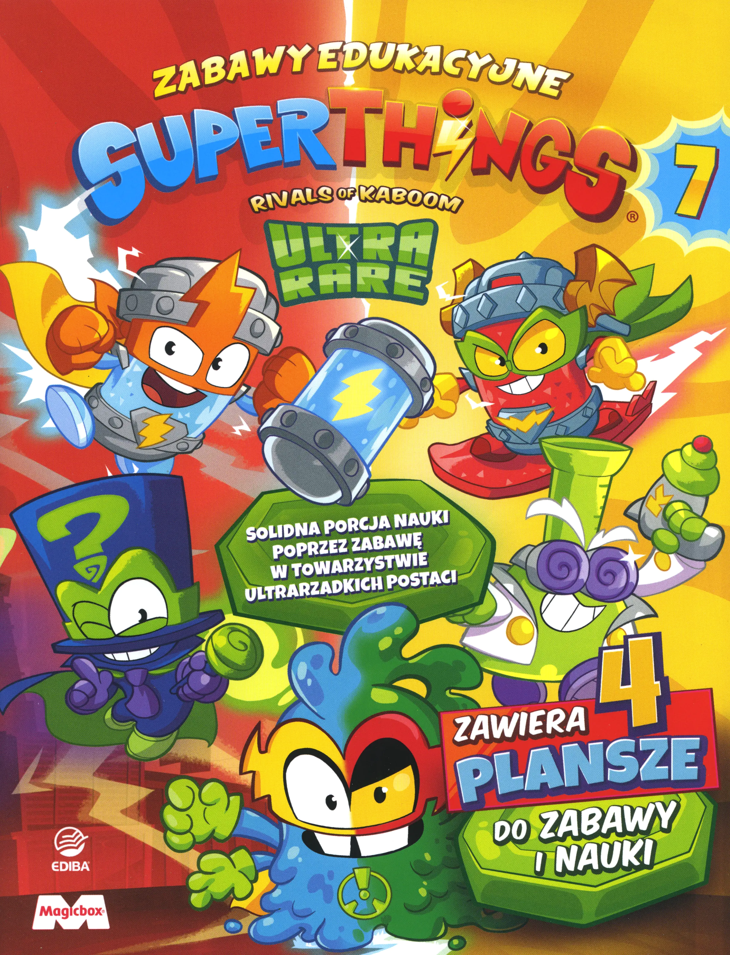 Książka - SuperThings Rivals of Kaboom. Ultra Rare. Zabawy edukacyjne 7