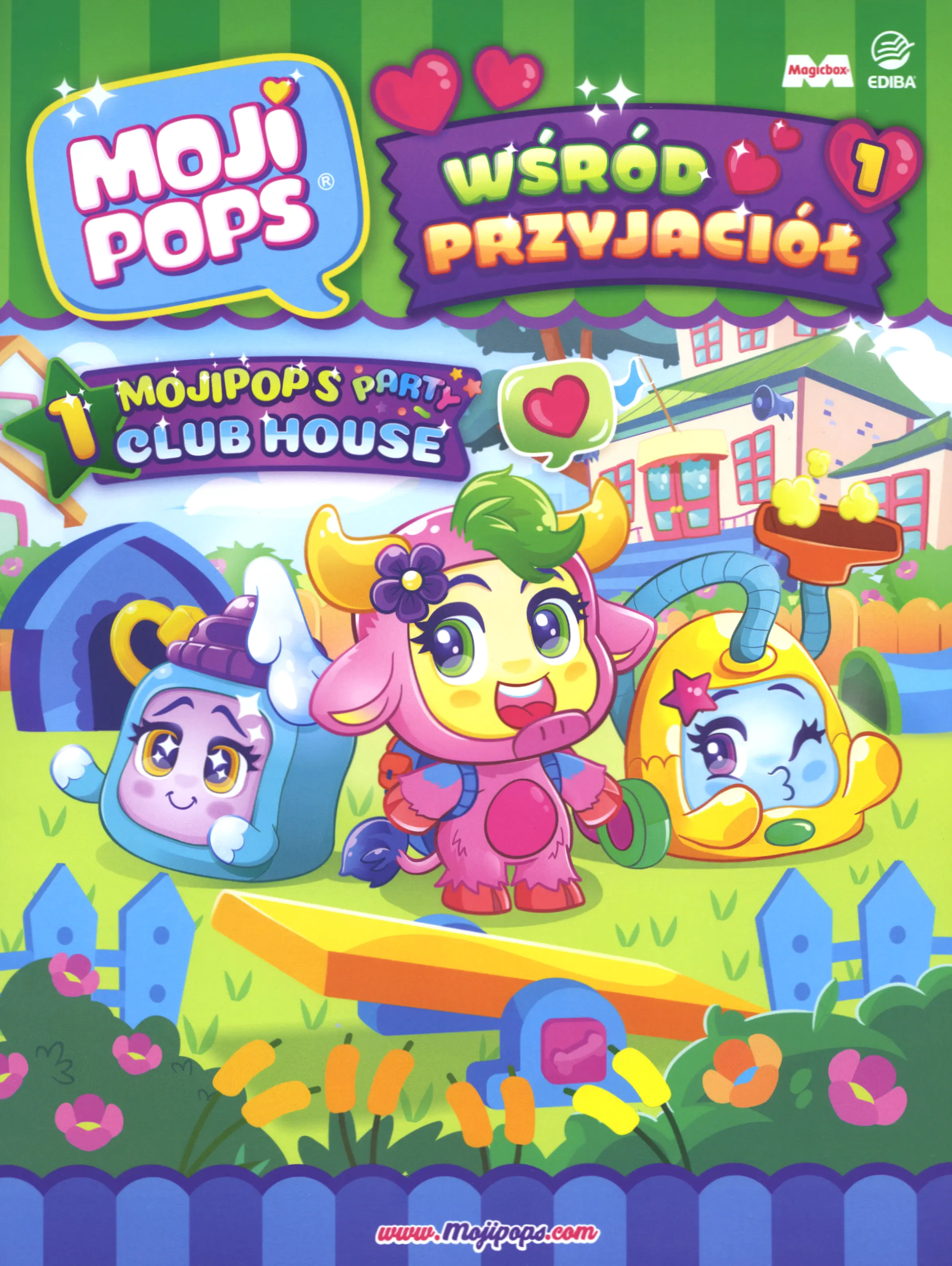 Książka - MojiPops. Wśród przyjaciół 1