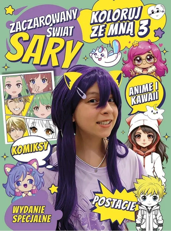 Książka - Zaczarowany Świat Sary Koloruj ze Mną