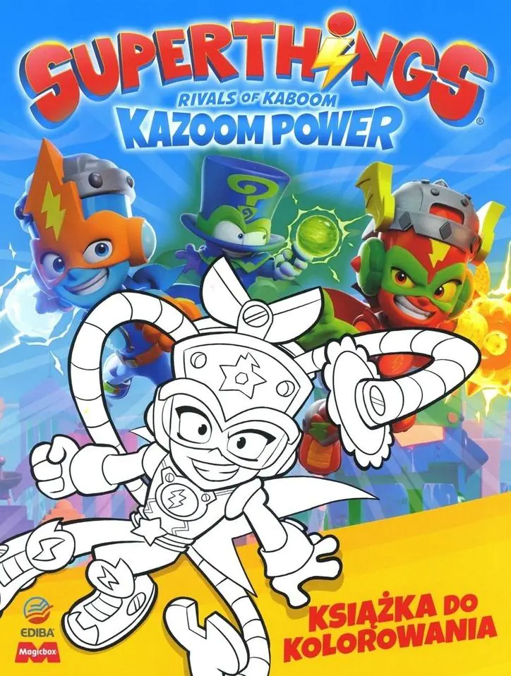 Książka - SuperThings Książka do Kolorowania