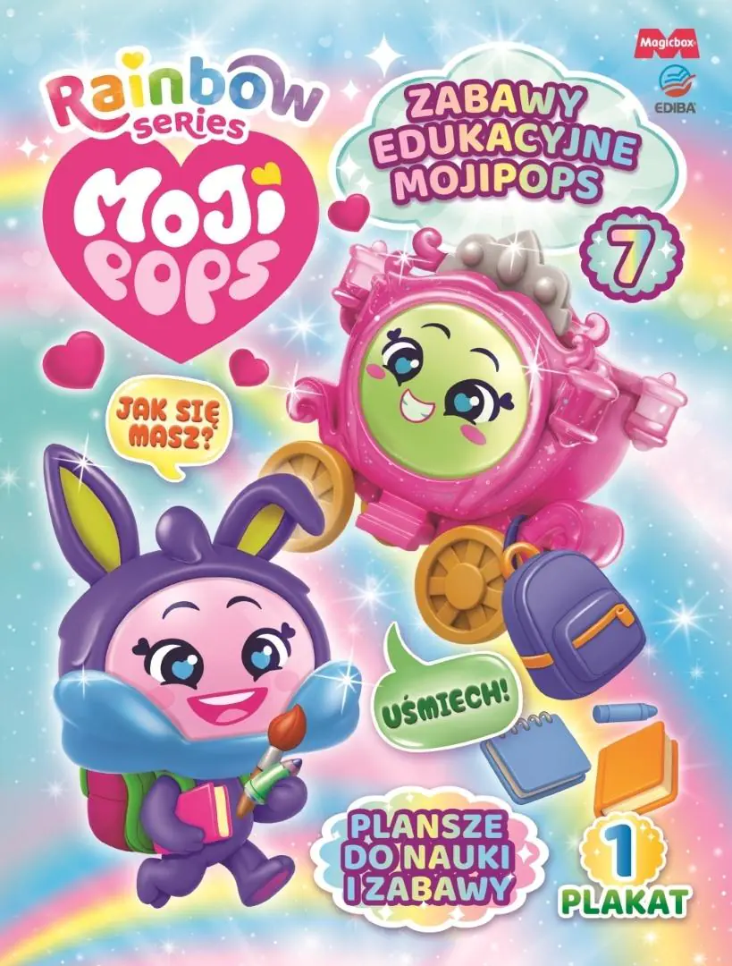Książka - MojiPops. Zabawy edukacyjne 7