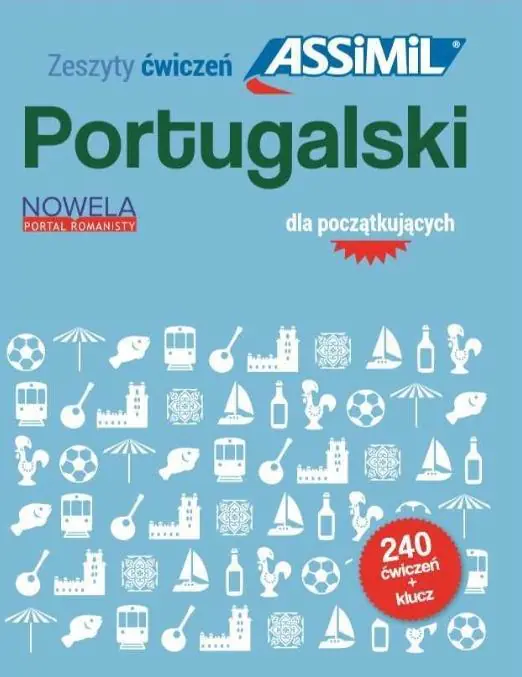 Książka - Portugalski dla początkujących 240 ćwiczeń + klucz
