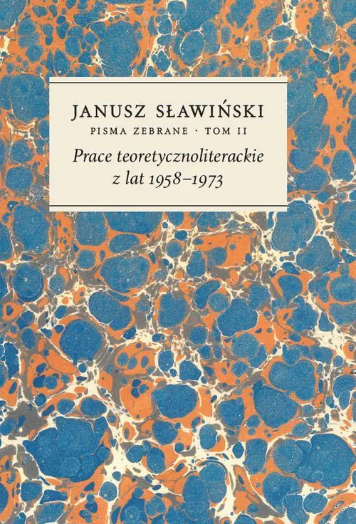 Książka - Prace teoretyczno literackie z lat 1958-1973. Tom 2