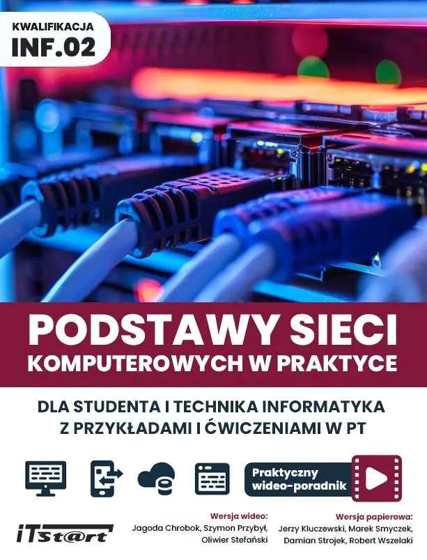 Książka - Podstawy sieci komputerowych w praktyce