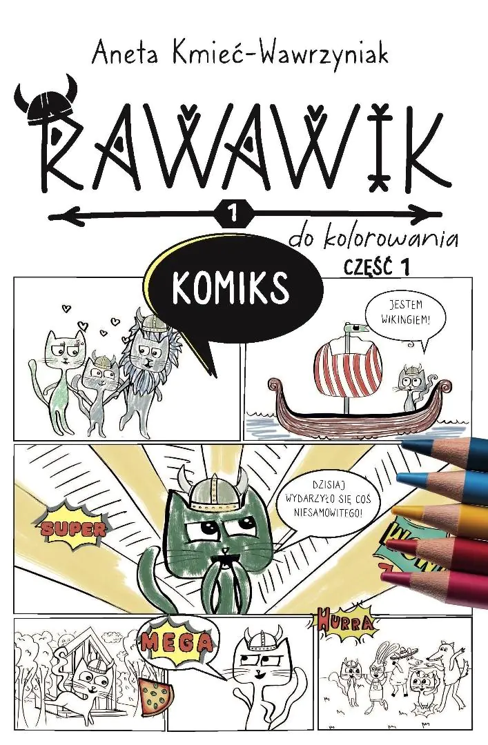 Książka - Uniwersum Rawawika. Komiks cz.1 do kolorowania