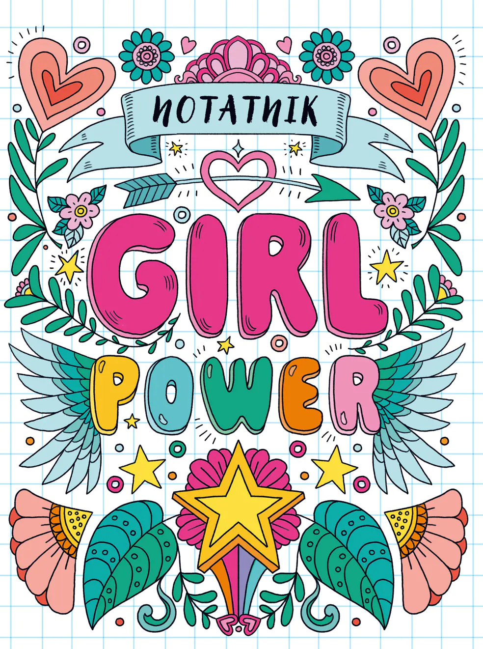 Książka - Notatnik. Girl Power