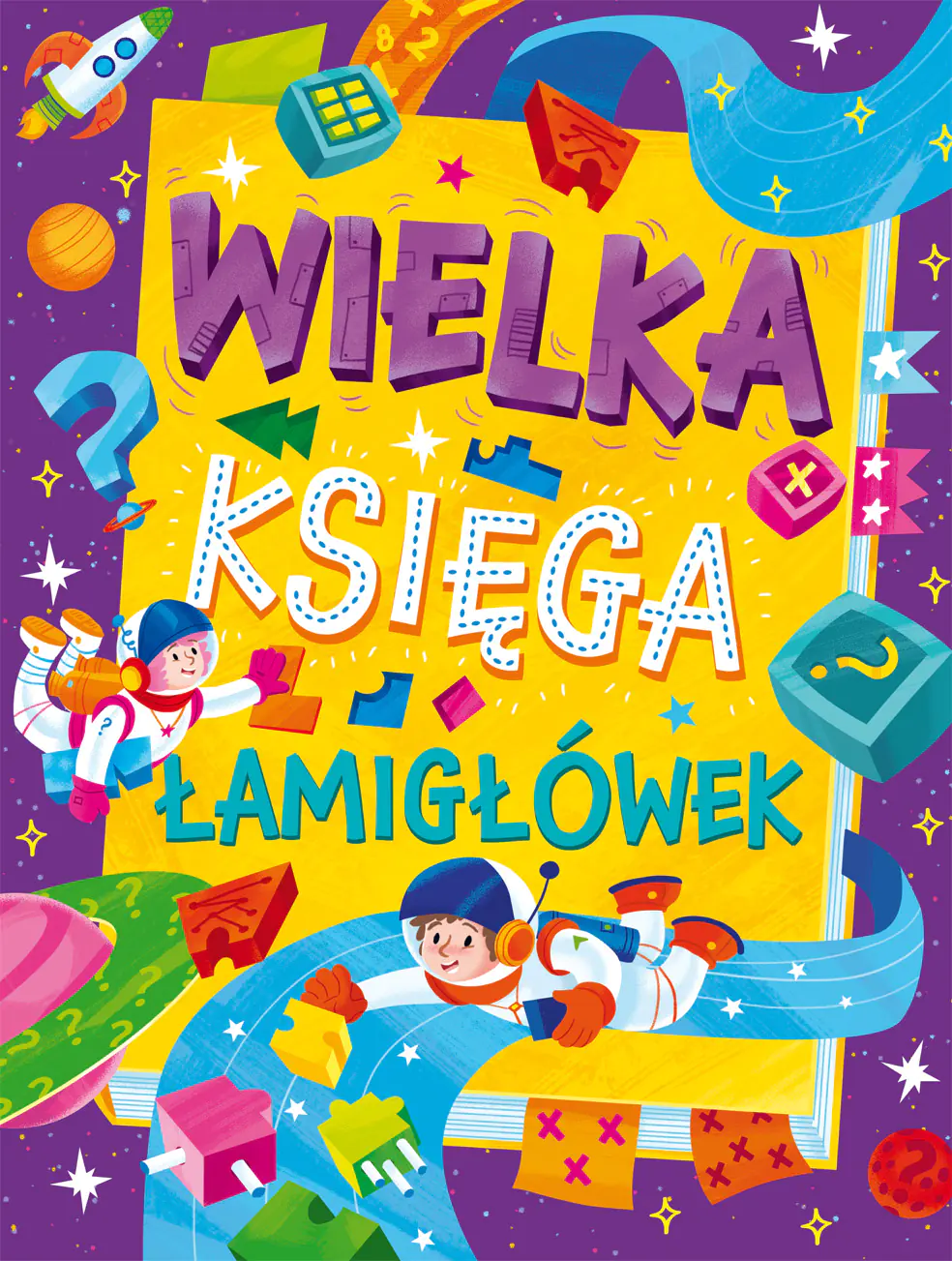 Książka - Wielka księga łamigłówek