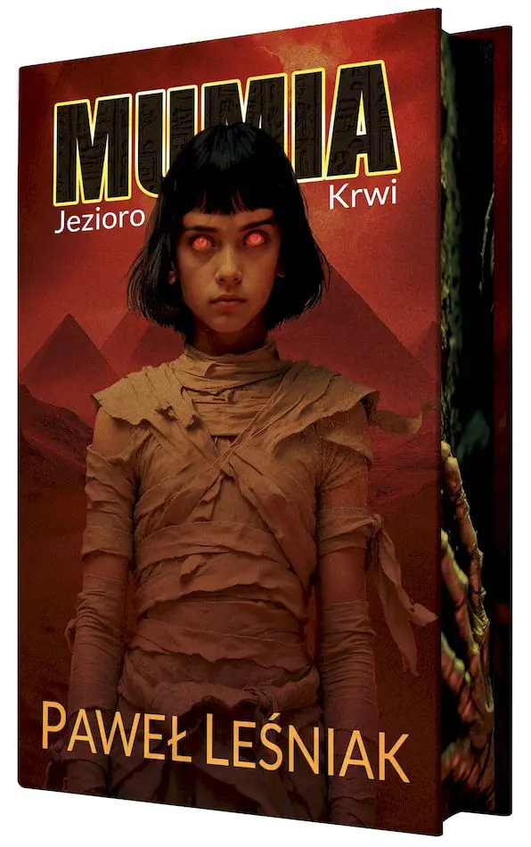 Książka - Mumia. Jezioro Krwi (barwione brzegi)