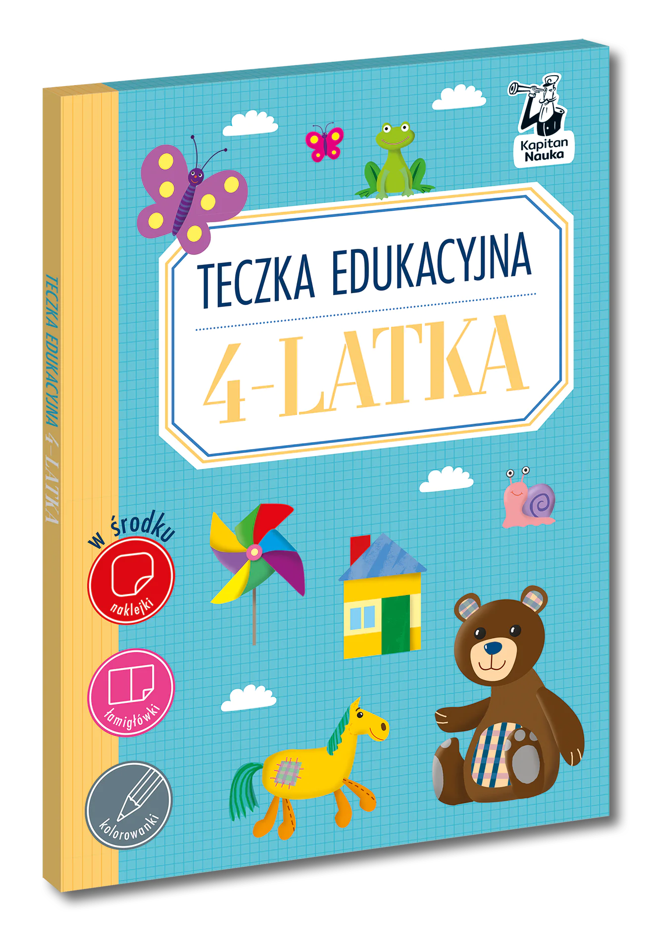 Książka - Teczka edukacyjna 4-latka