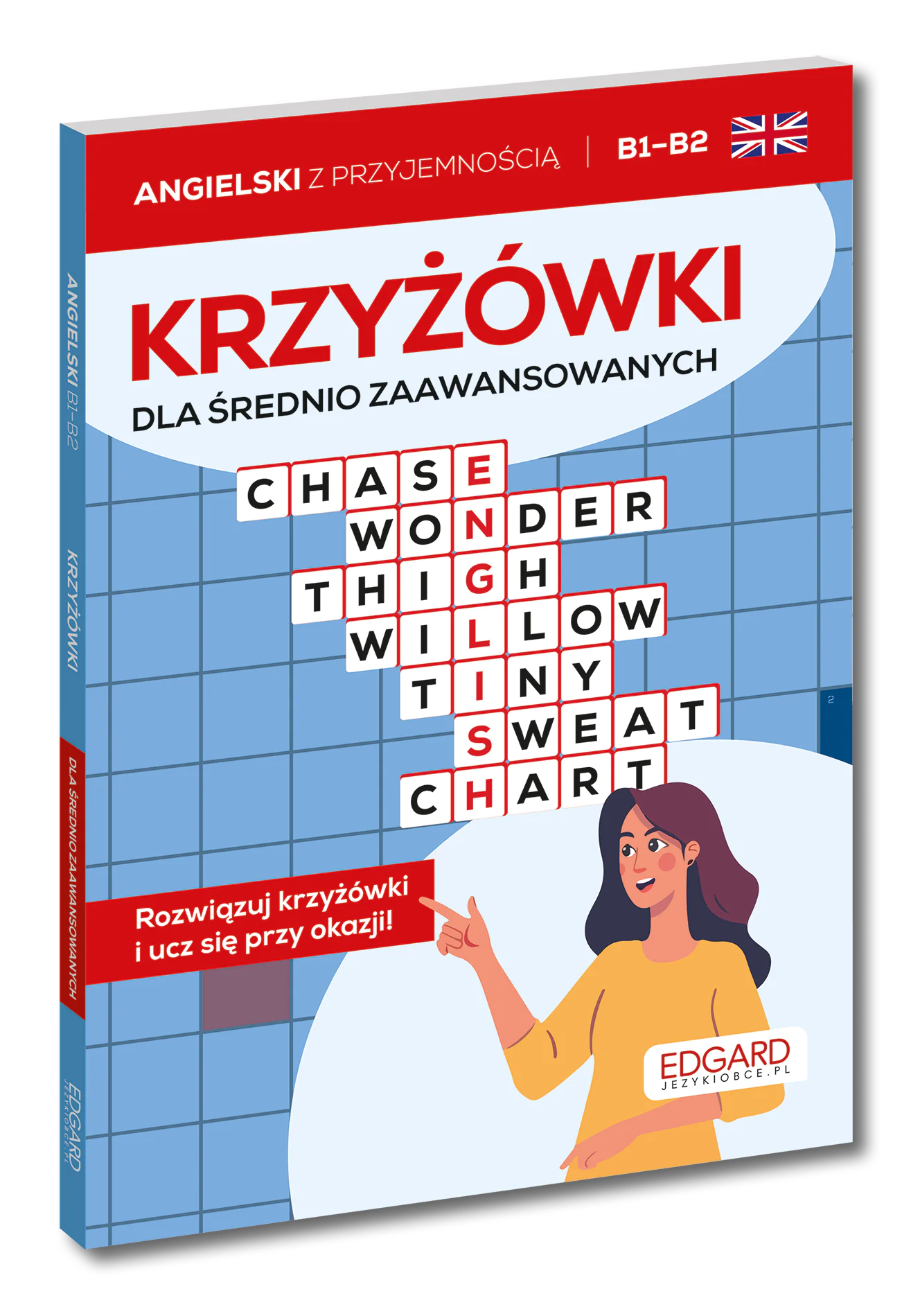 Książka - Angielski. Krzyżówki dla średnio zaawansowanych B1-B2