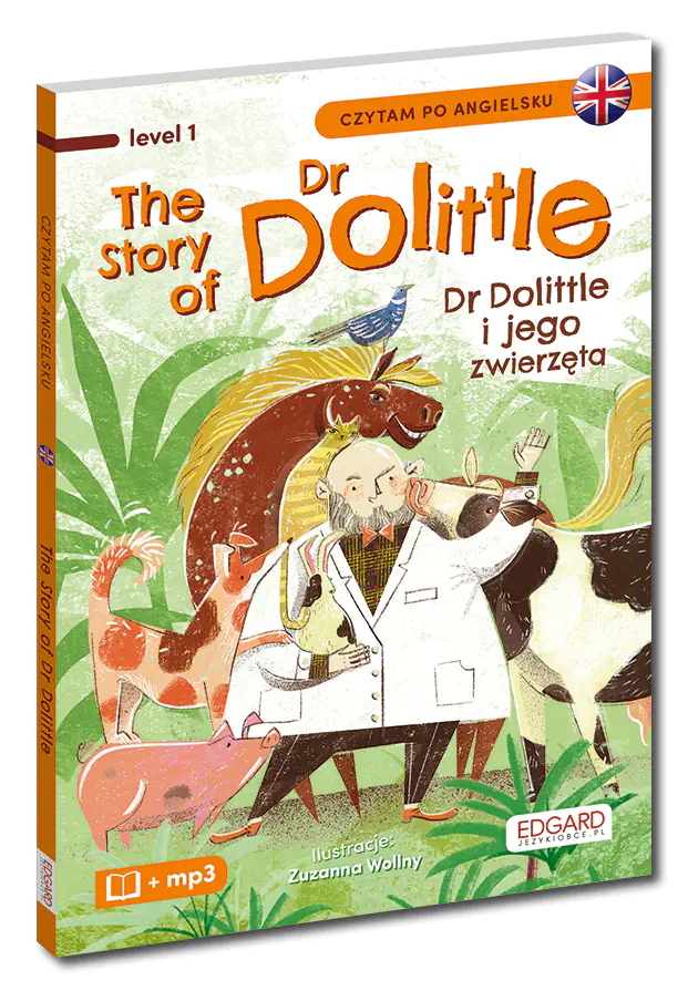 Książka - The Story of Dr Dolittle. Dr Dolittle i jego zwierzęta. Czytam po angielsku