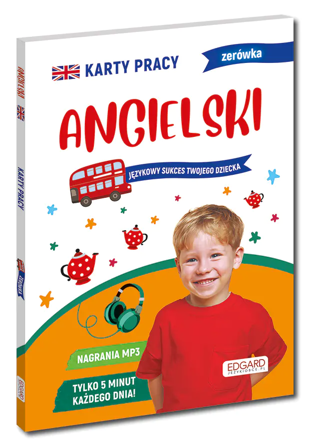 Książka - Angielski. Karty pracy. Zerówka