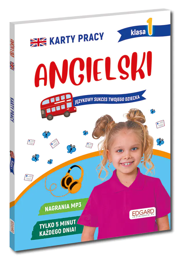 Książka - Angielski. Karty pracy. Klasa 1