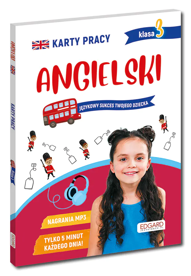Książka - Angielski. Klasa 3. Karty pracy