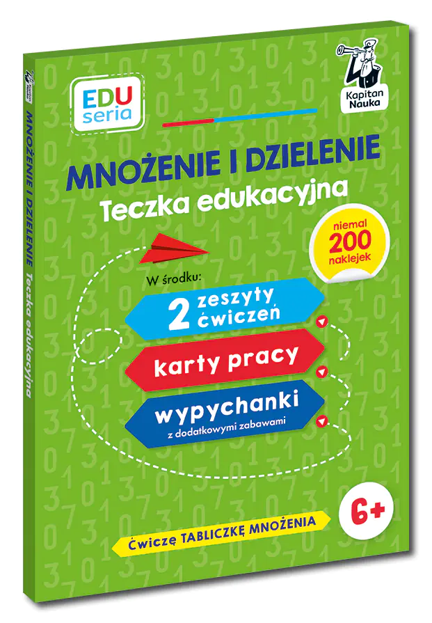 Książka - EDUseria. Mnożenie i dzielenie. Teczka edukacyjna 6+