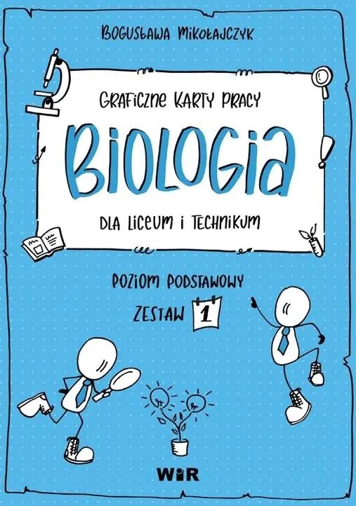 Książka - Biologia. Graficzne karty pracy dla liceum i technikum. Poziom podstawowy. Zestaw 1