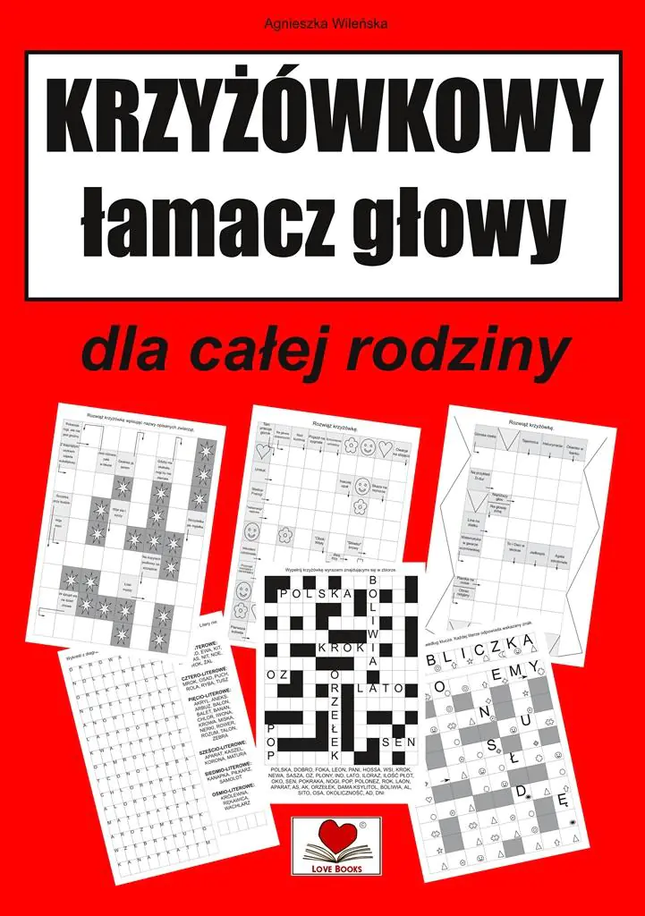 Książka - Krzyżówkowy łamacz głowy dla całej rodziny