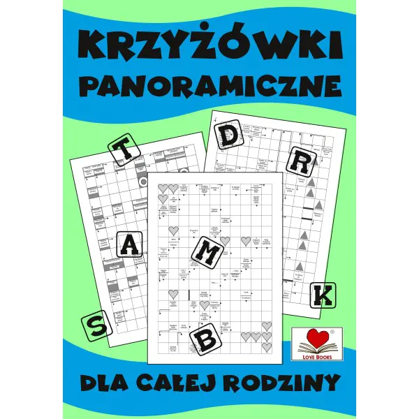Książka - Krzyżówki panoramiczne dla całej rodziny