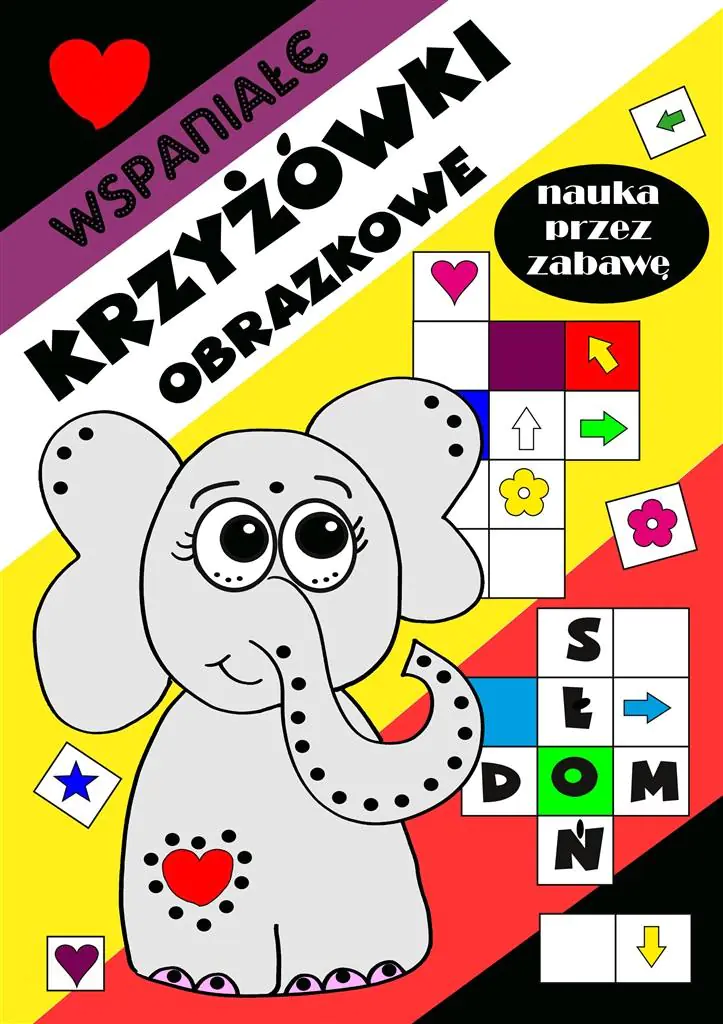 Książka - Wspaniałe krzyżówki obrazkowe dla dzieci