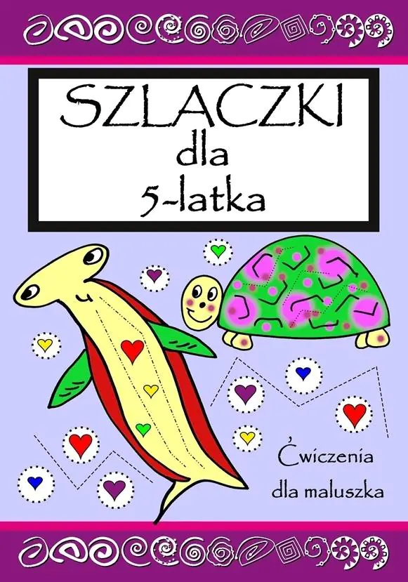 Książka - Szlaczki dla 5 latka. Ćwicz pamięć i koncentrację