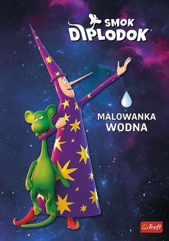 Książka - Smok Diplodok. Malowanka wodna