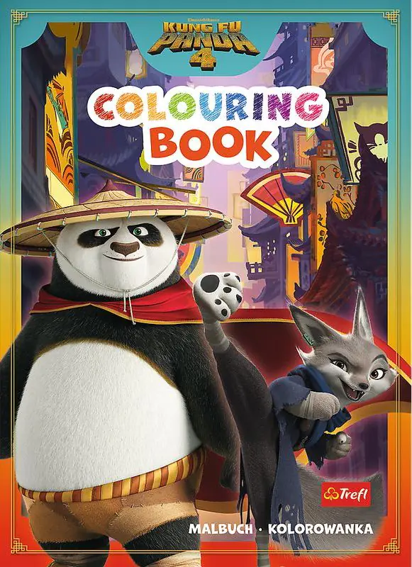 Książka - Kung Fu Panda. Kolorowanka. Malbuch. Colouring book