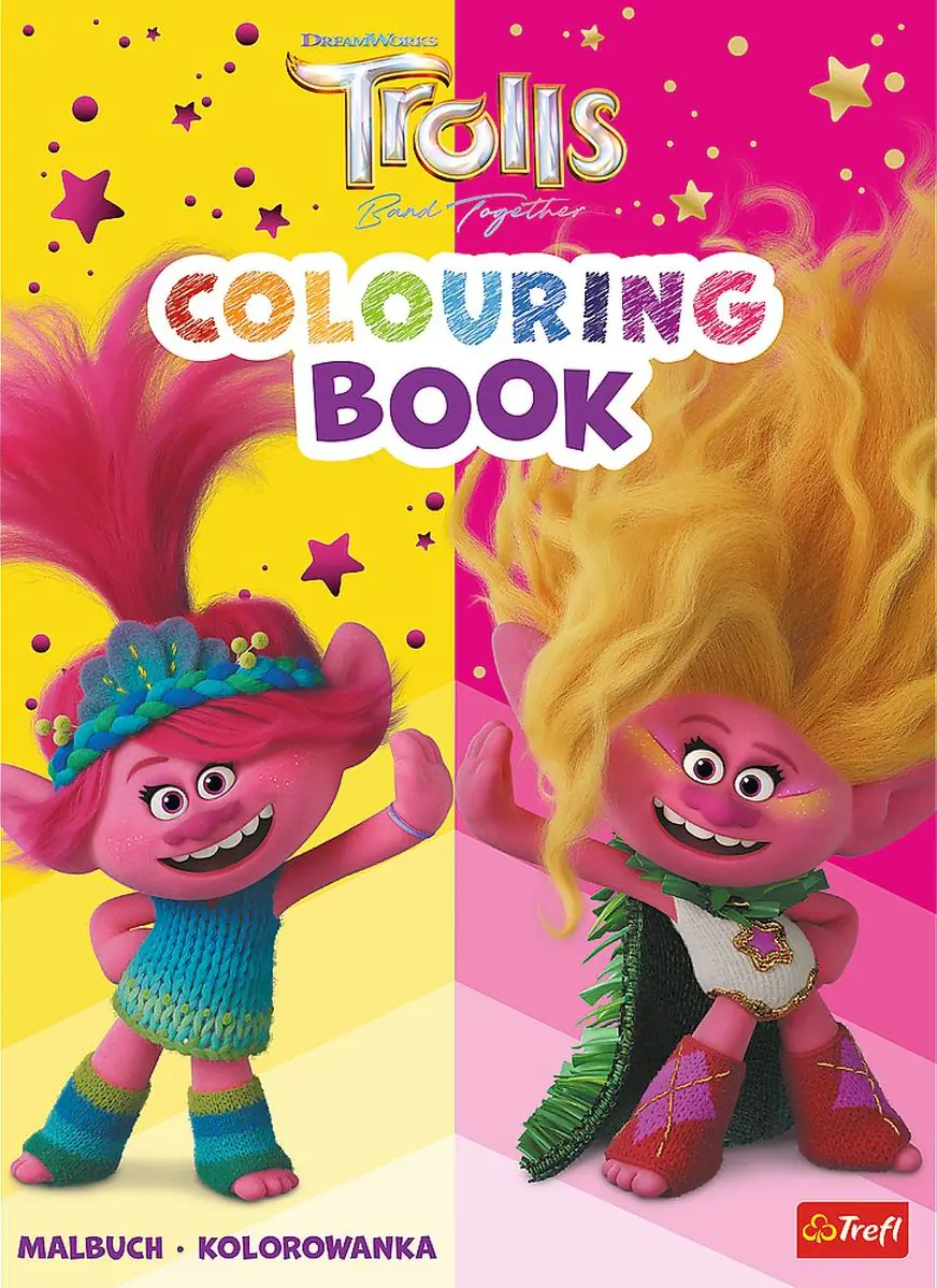 Książka - Trolls Kolorowanka