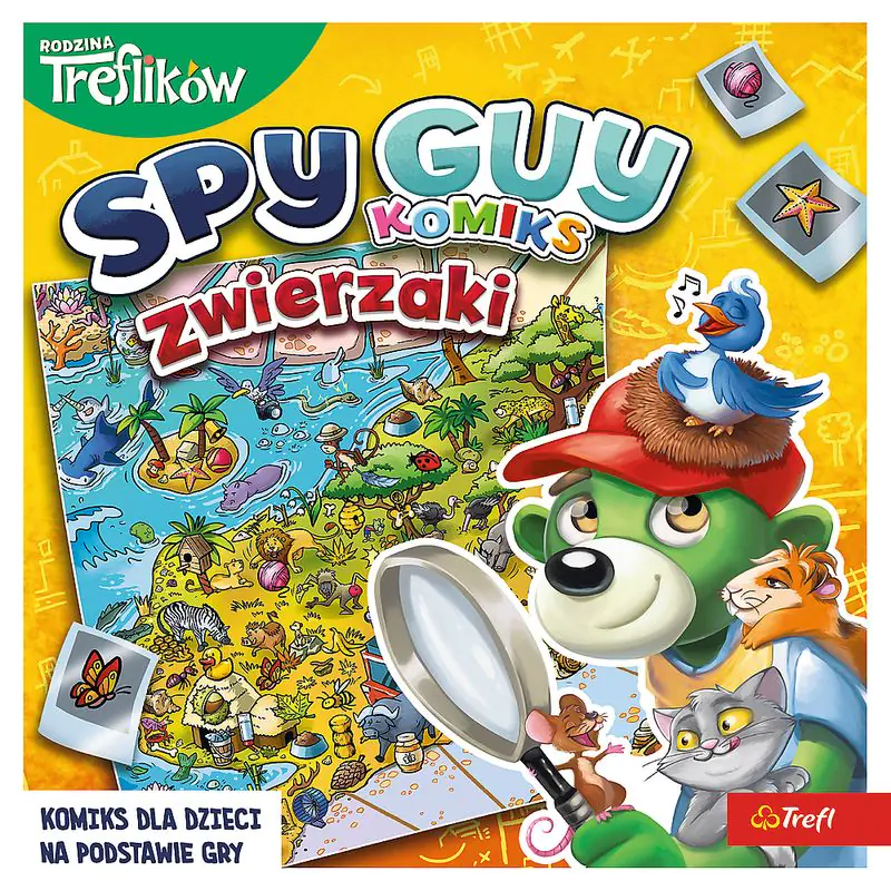 Książka - Komiks Spy Guy. Zwierzaki