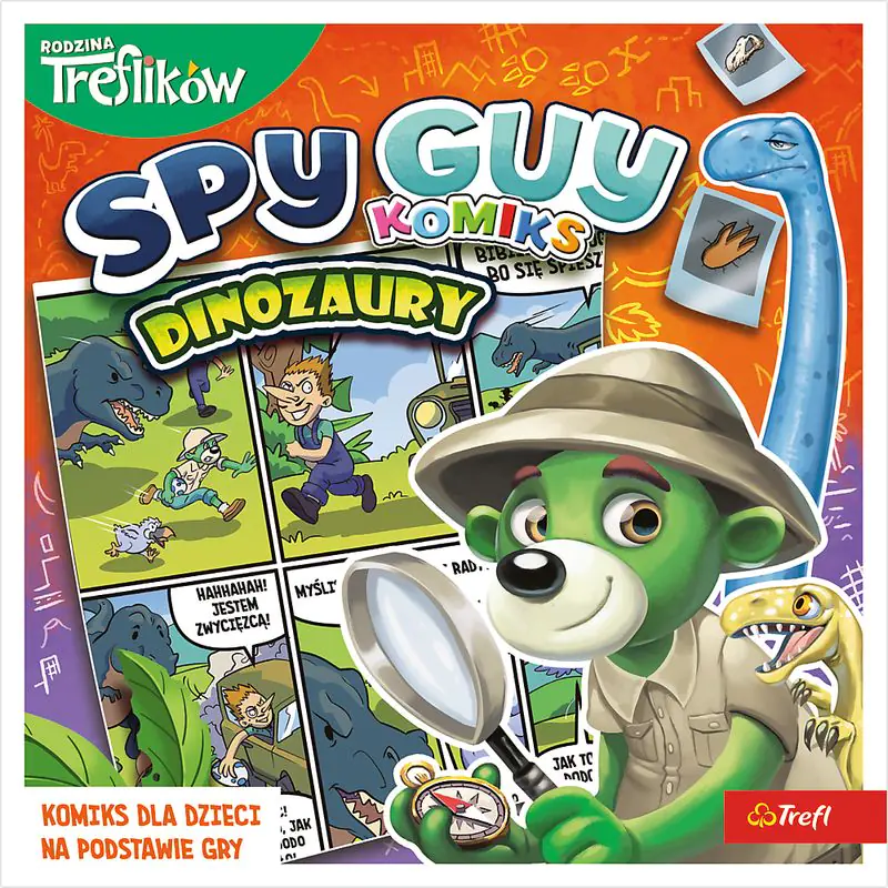 Książka - Komiks Spy Guy. Dinozaury