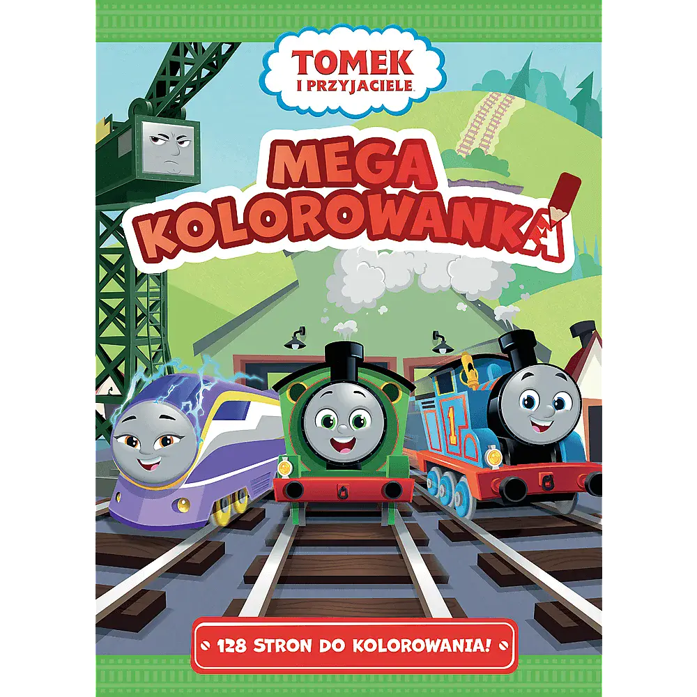 Książka - Tomek i Przyjaciele Mega kolorowanka