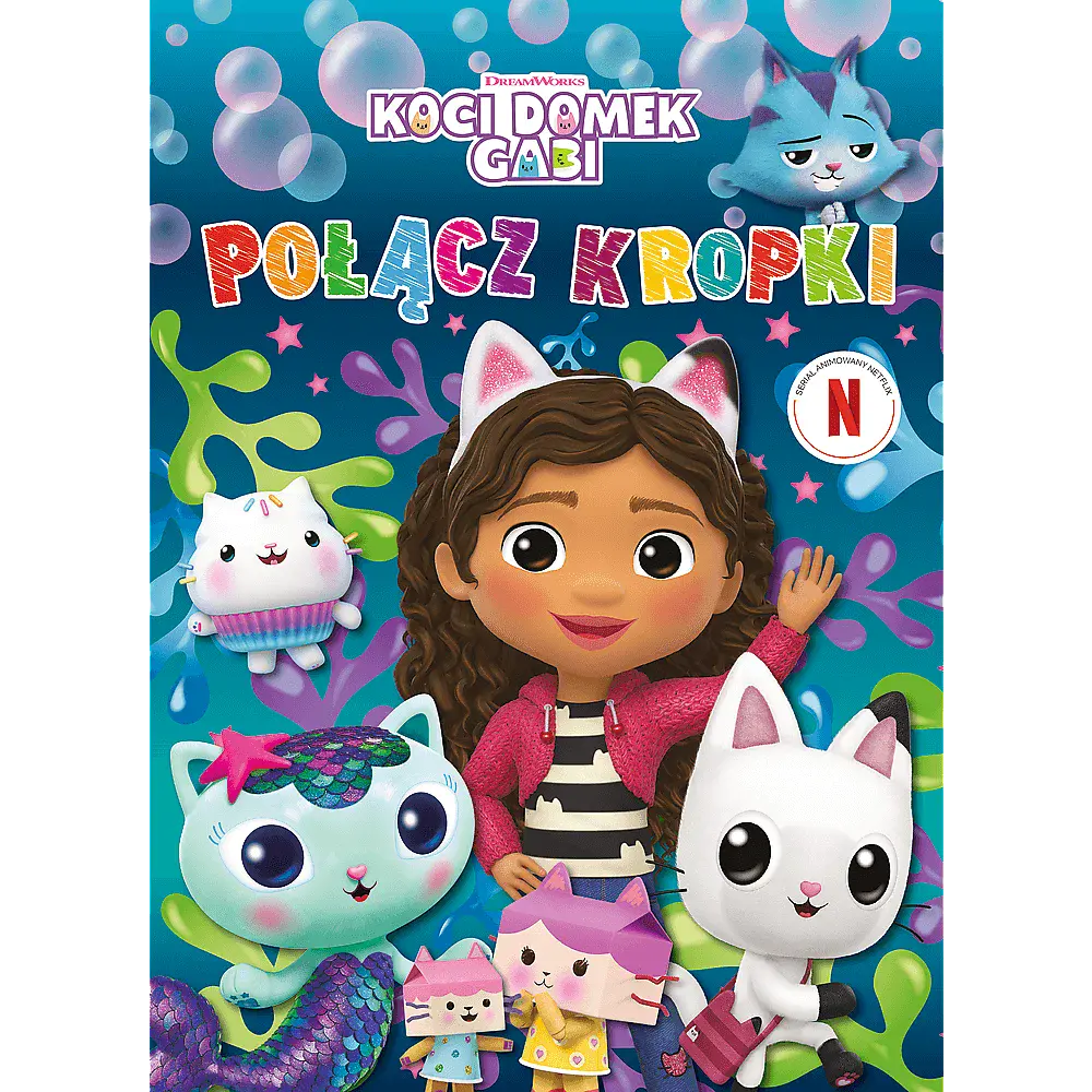 Książka - Koci domek Gabi. Połącz kropki