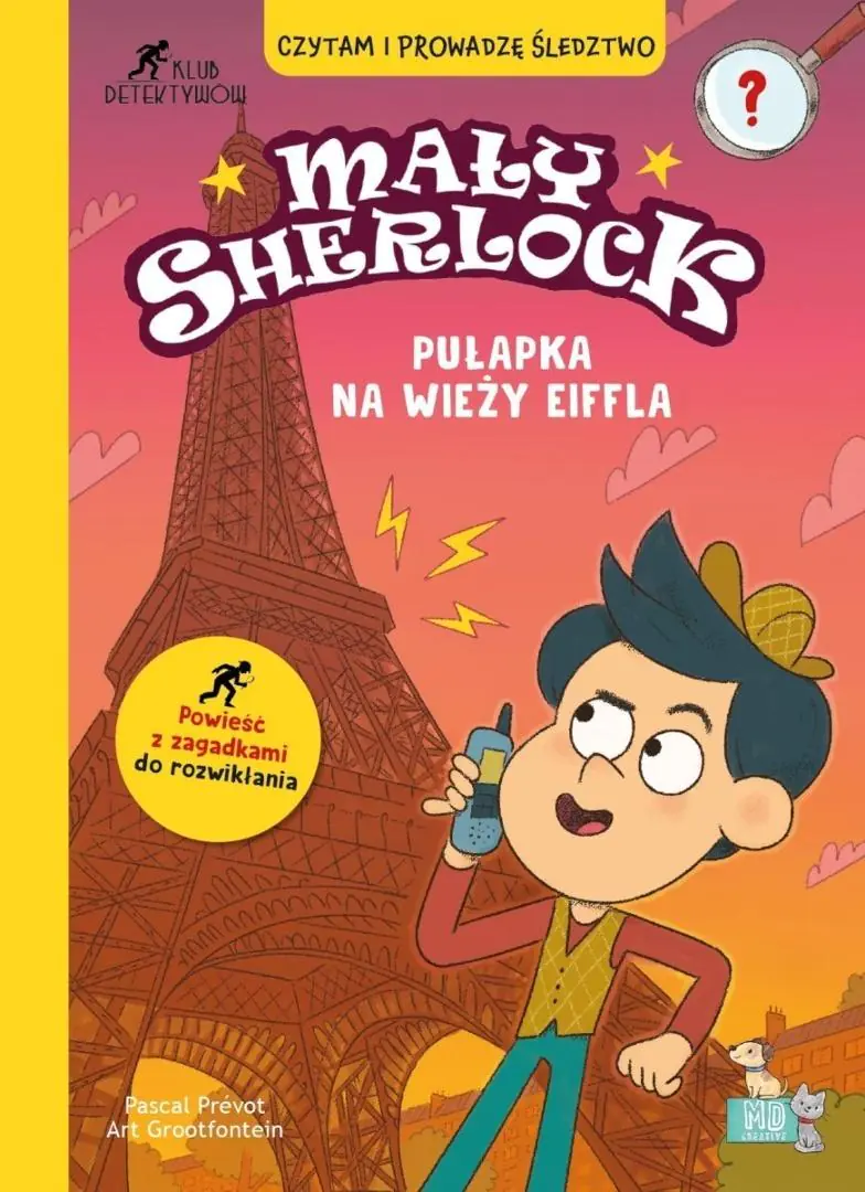 Książka - Pułapka na wieży Eiffla. Mały Sherlock