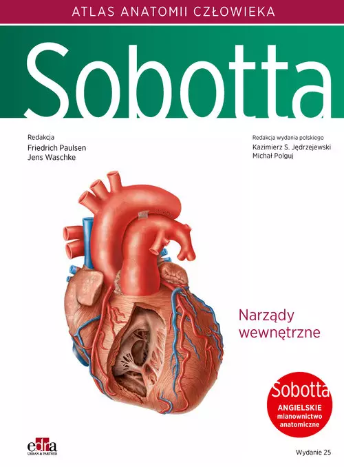 Książka - Atlas anatomii człowieka Sobotta. Angielskie mianownictwo. Tom 2. Narządy wewnętrzne