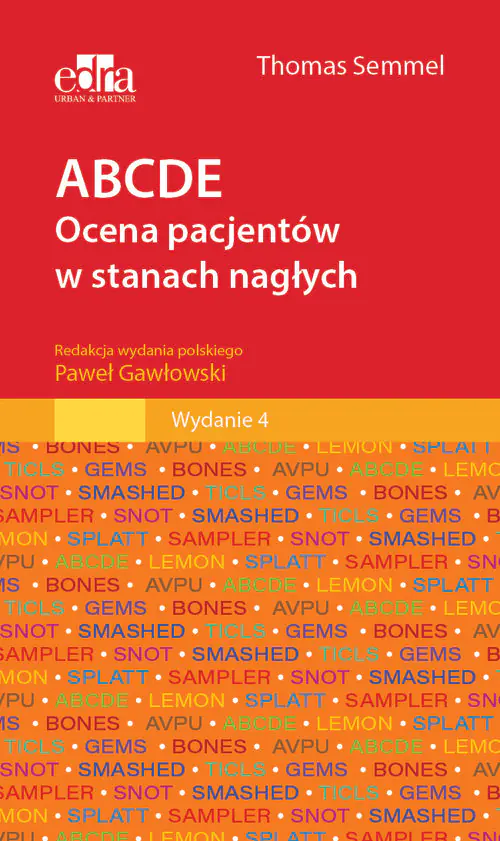 Książka - ABCDE Ocena pacjentów w stanach nagłych