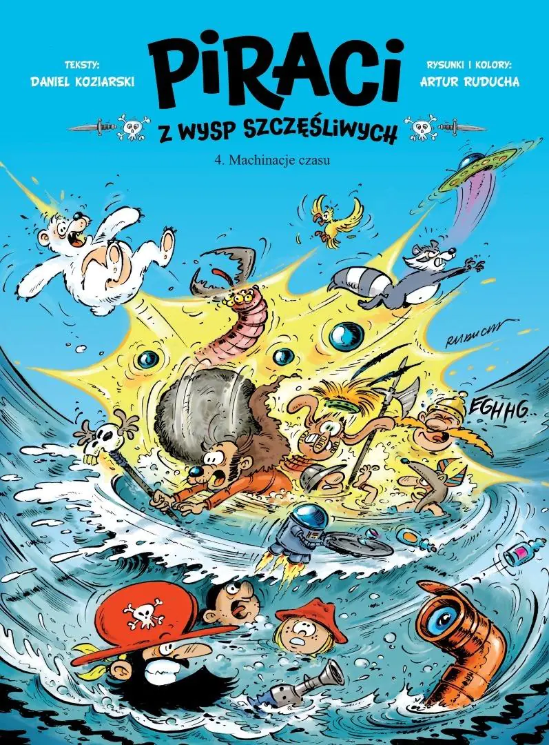 Książka - Piraci z Wysp Szczęśliwych T.4 Machinacje czasu