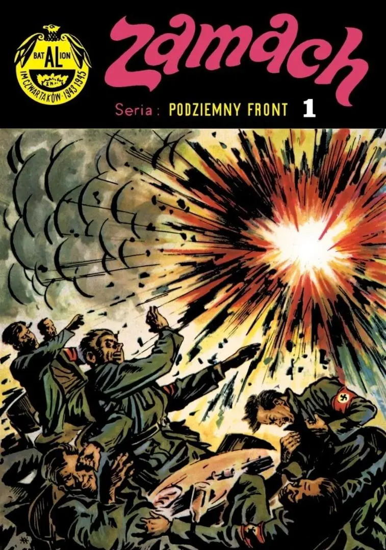 Książka - Podziemny front T.1 Zamach w.3