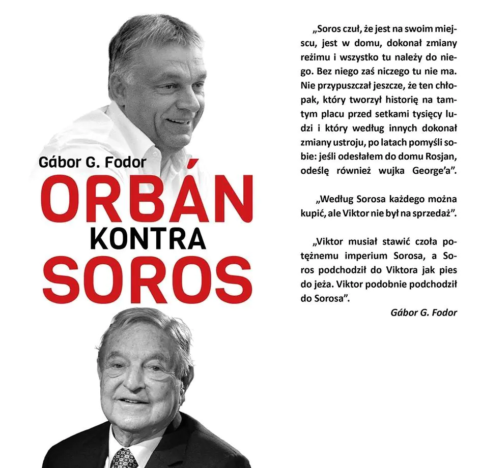 Książka - Orbán kontra Soros