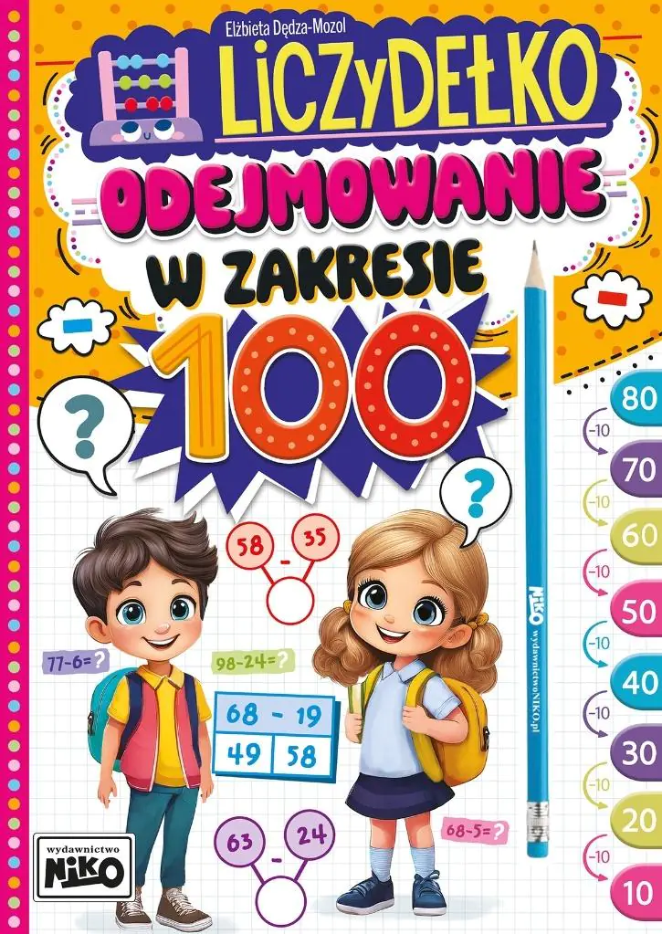 Książka - Liczydełko. Odejmowanie w zakresie 100
