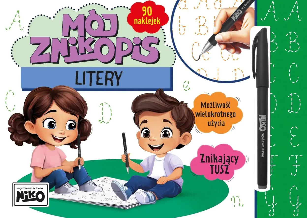 Książka - Litery. Mój znikopis
