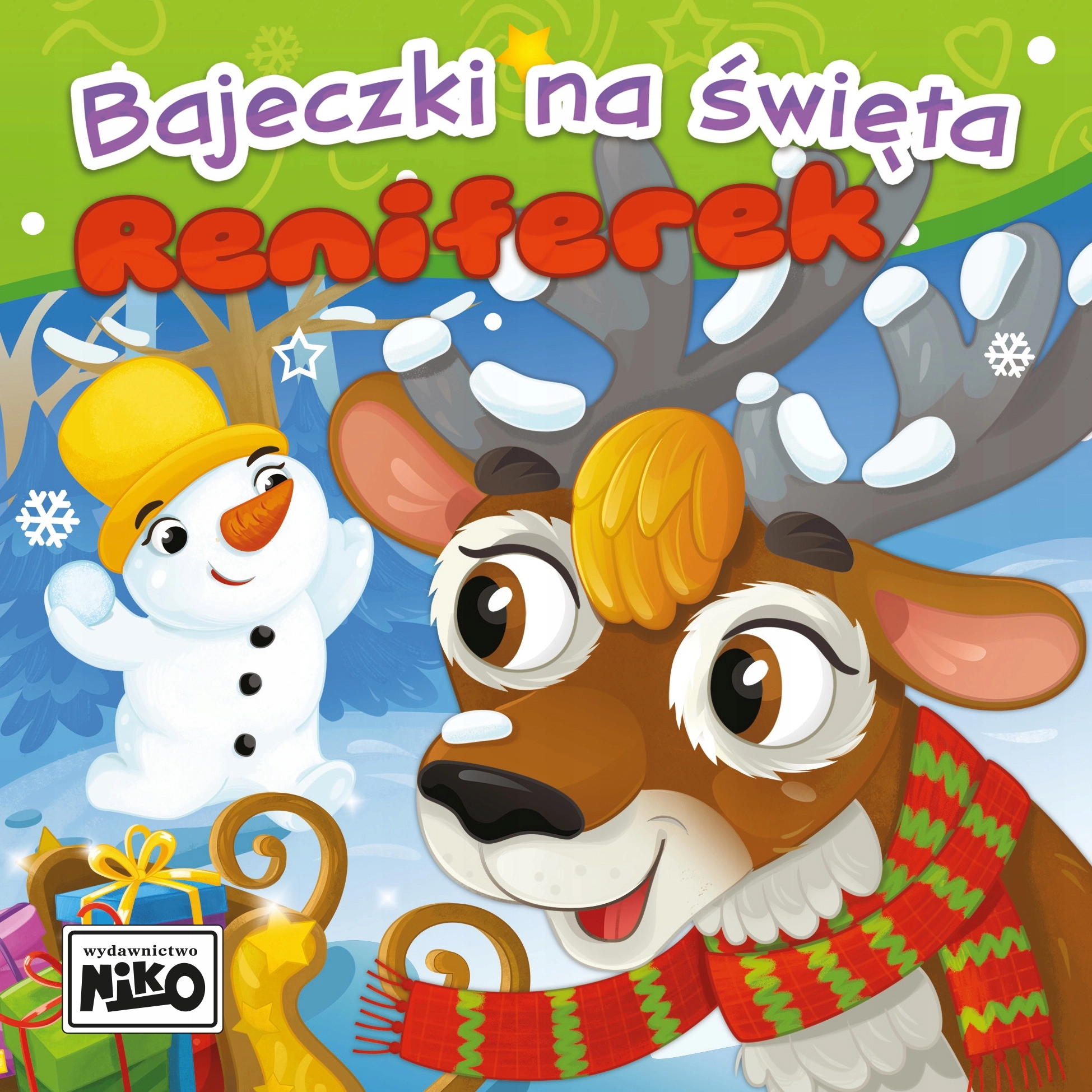 Książka - Reniferek. Bajeczki na święta