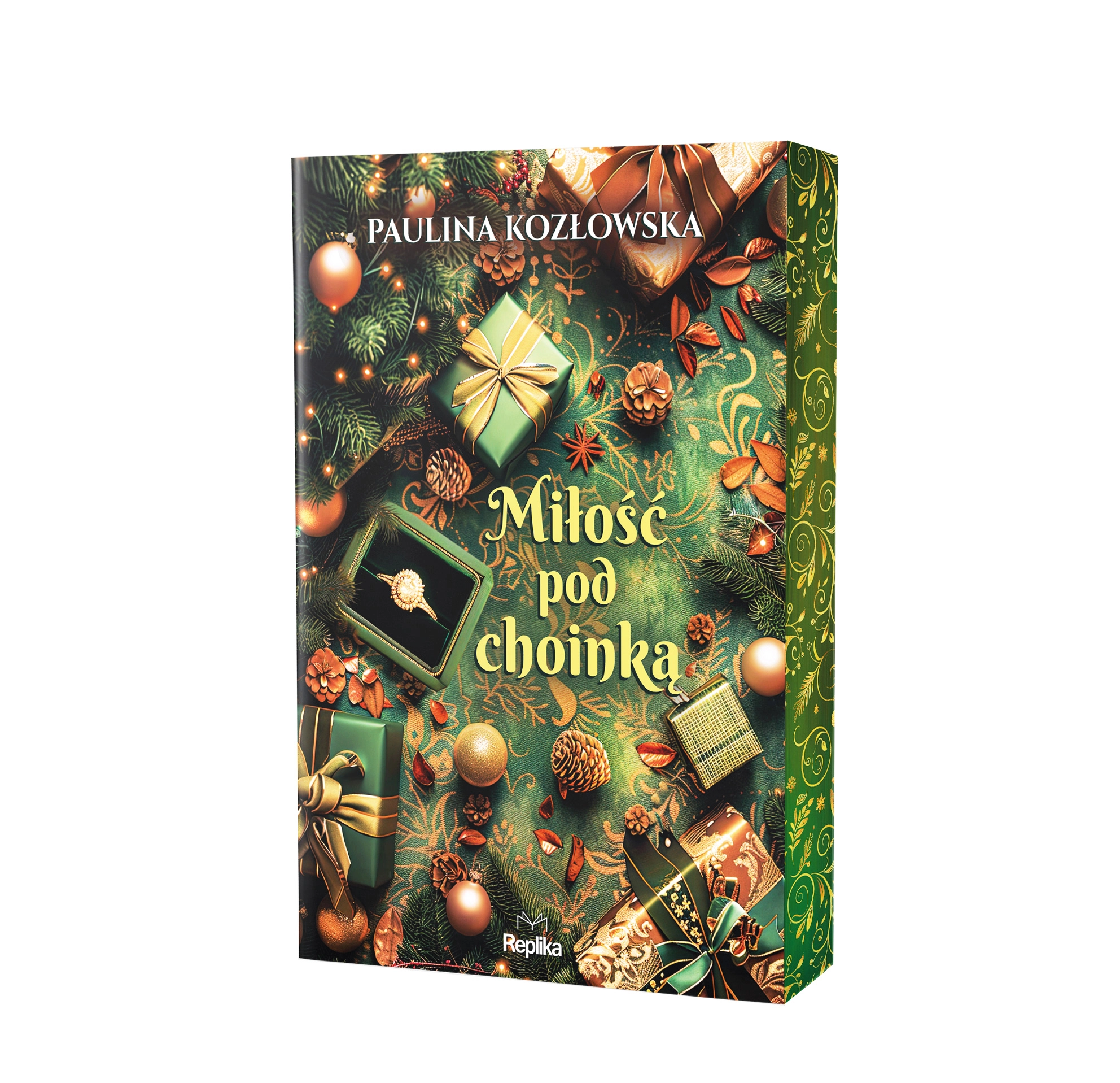 Książka - Miłość pod choinką (barwione brzegi)